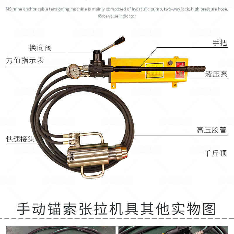 手动锚索张拉机分解图